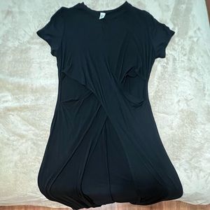 Black cut out blouse